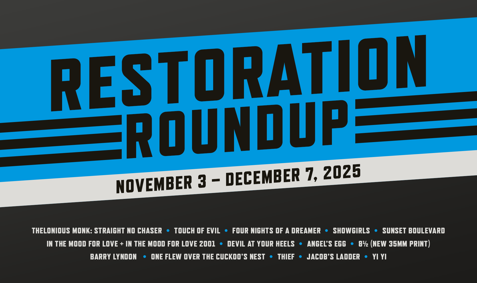 Restoration Roundup