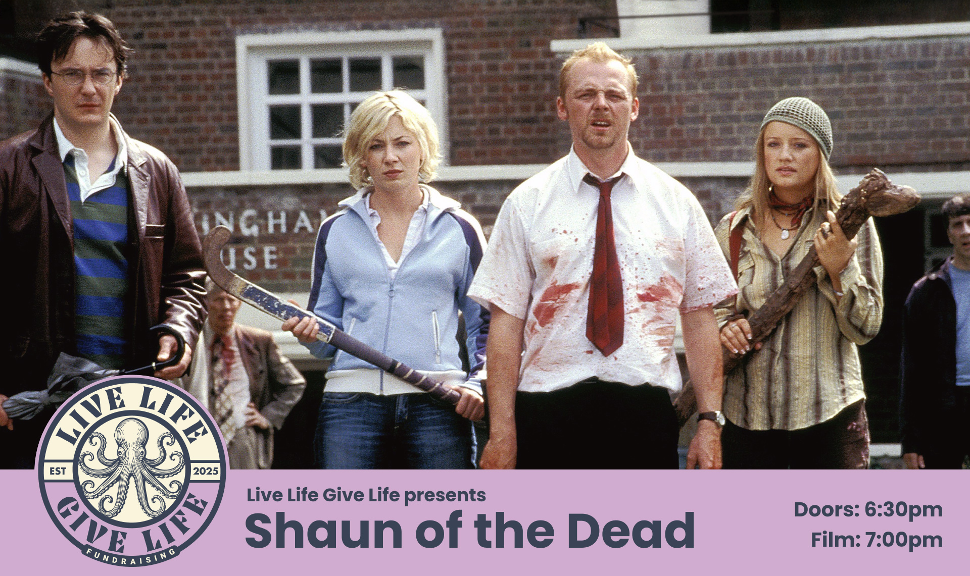 Rental Screening: Live Life Give Life presents SHAUN OF THE DEAD
