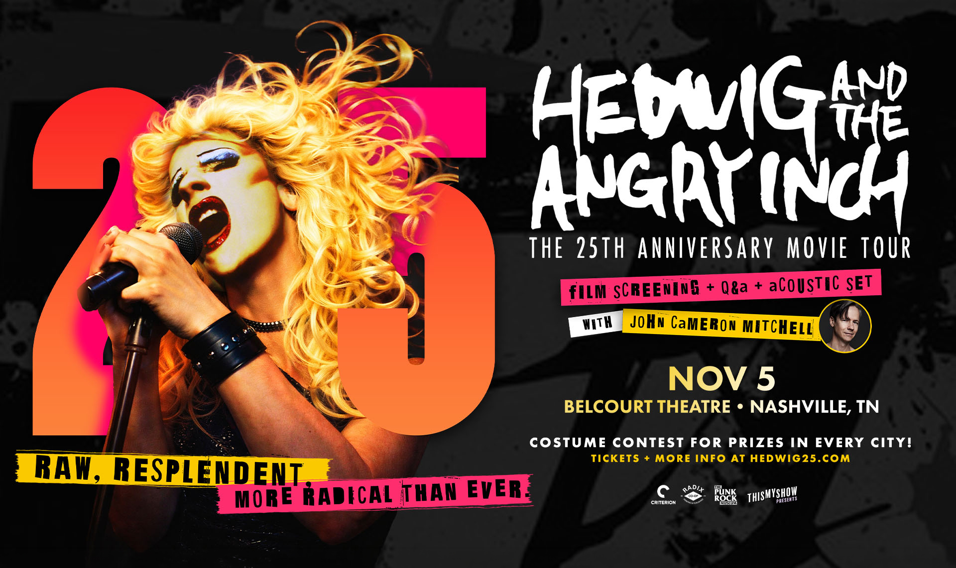 HEDWIG AND THE ANGRY INCH: The 25th Anniversary Movie Tour