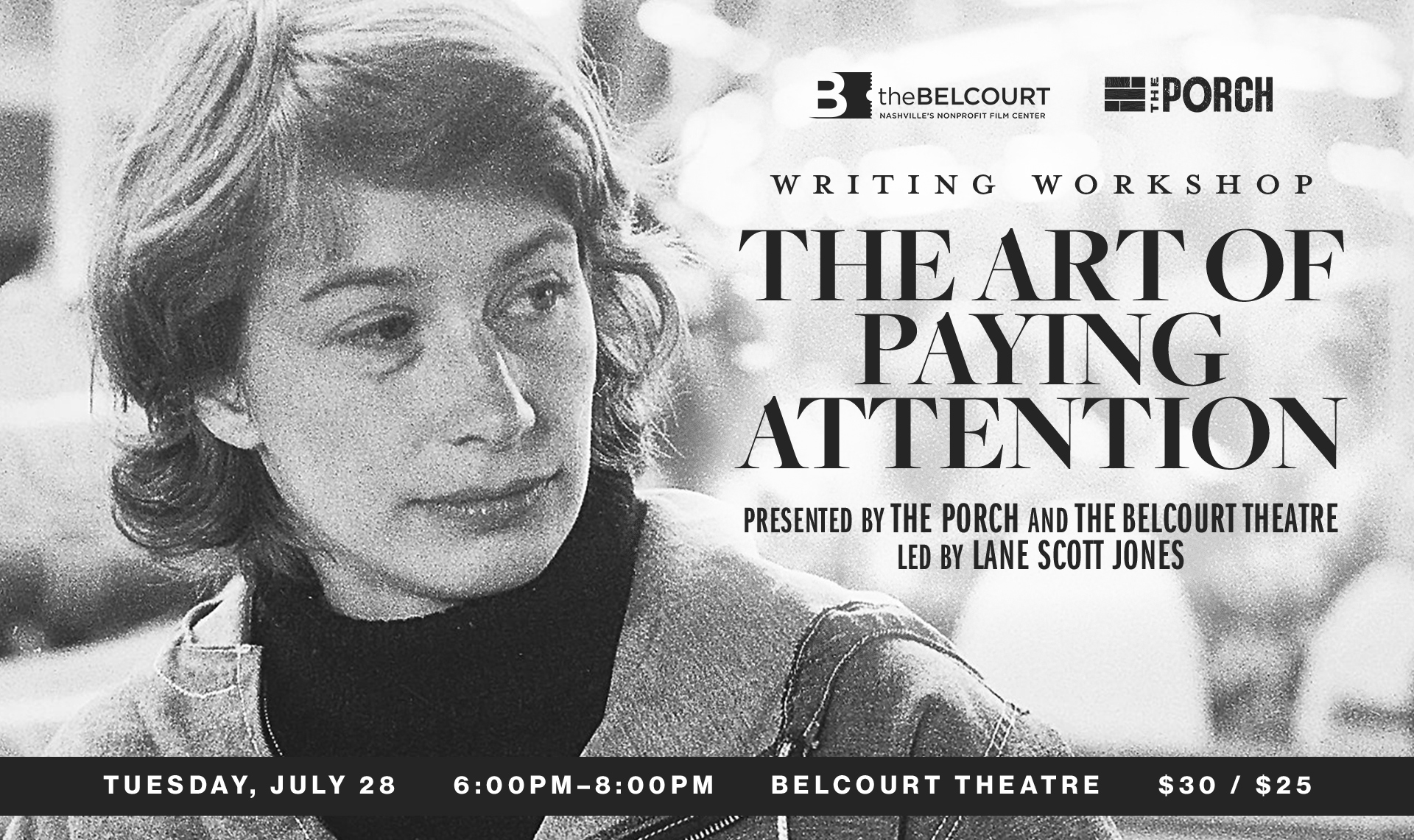 Writing Workshop: The Art of Paying Attention